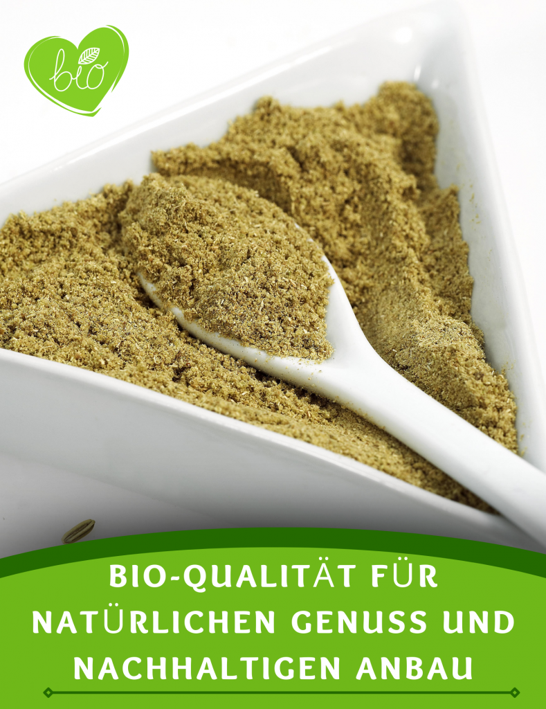 BIO Fenchel Samen gemahlen, Fenchelsamen Fenchelpulver fein gemahlen, Organic Fennel Powder