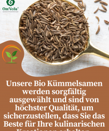 BIO Kümmel Kümmelsamen Kümmelsaat Kümmelkörner Wiesenkümmel | Kochen Backen Brotgewürz Kümmeltee Caraway Seeds