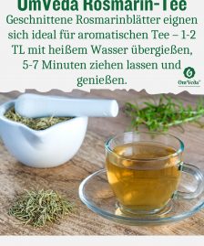 Rosmarinblätter Tee