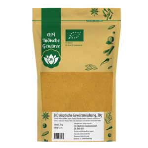 BIO Indische Curry Masala Gewürzmischungen, 20g